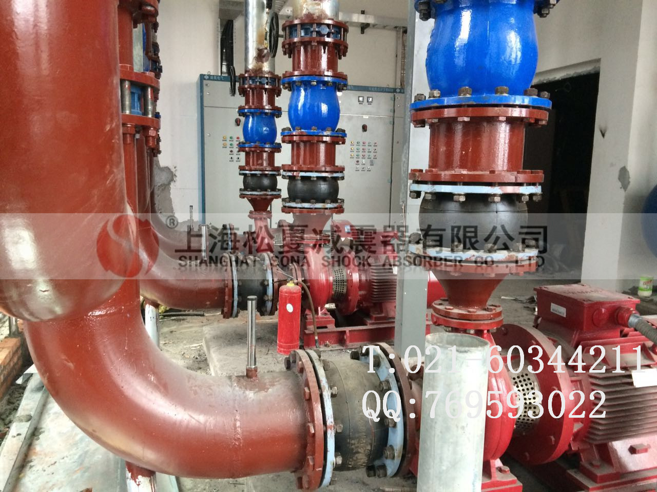 ?？松梨诿摎鈾C采用上海松夏橡膠接頭